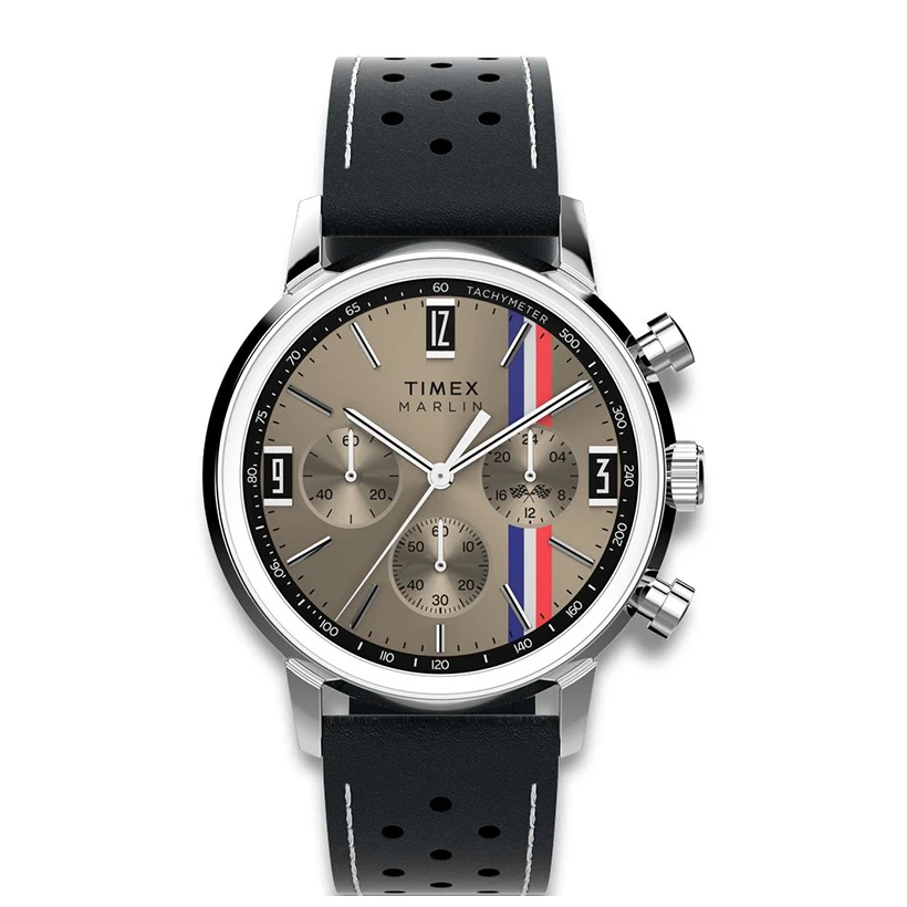 TIMEX Marlin Chronograph Tachymeter 40mm, handla denna klocka online eller i butik hos klockmaster