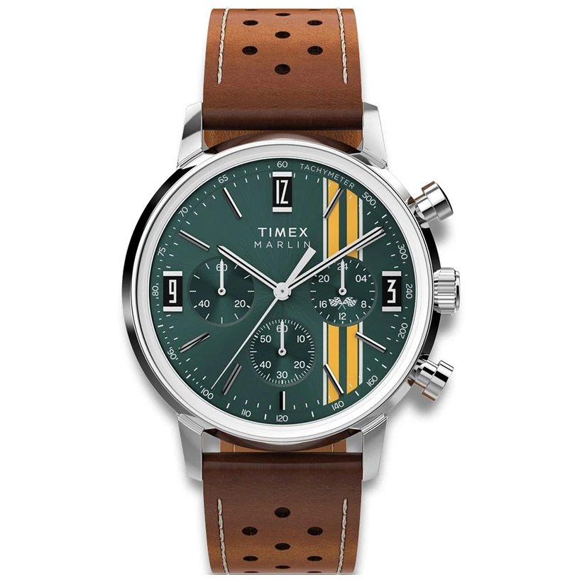 TIMEX Marlin Chronograph Tachymeter 40mm, handla denna klocka online eller i butik hos klockmaster