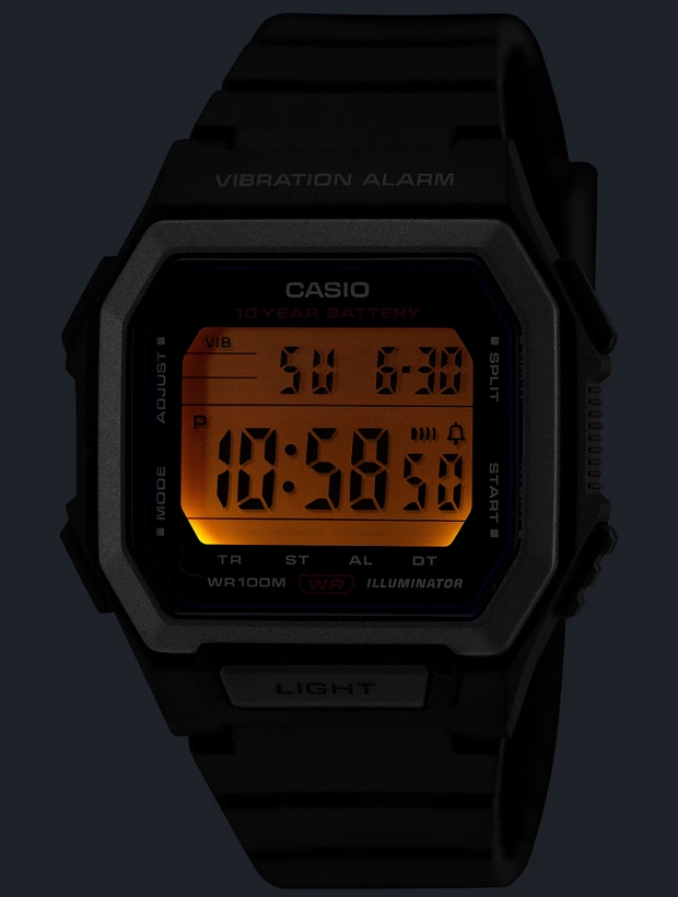 CASIO Timeless 43mm W-738H-1AVEF, klocka som du kan handla till bra pris hos oss på Klockmaster.