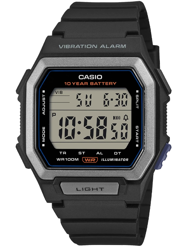 CASIO Timeless 43mm W-738H-1AVEF, handla denna klocka online eller i butik hos klockmaster