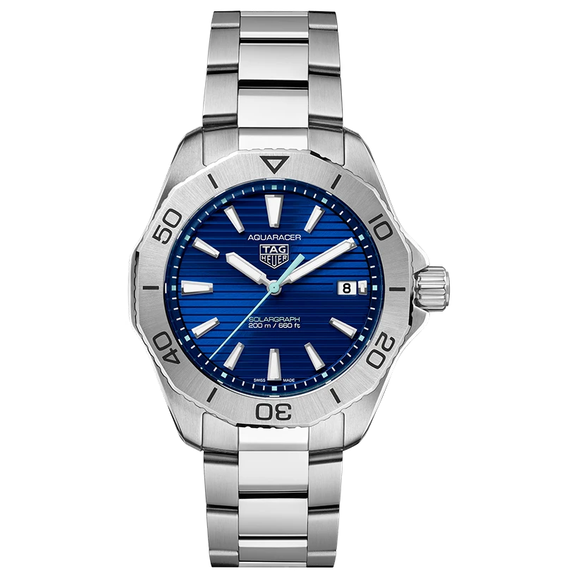 TAG Heuer Aquaracer Professional 200 Solargraph 40mm WBP1113.BA0000, handla denna klocka online eller i butik hos klockmaster