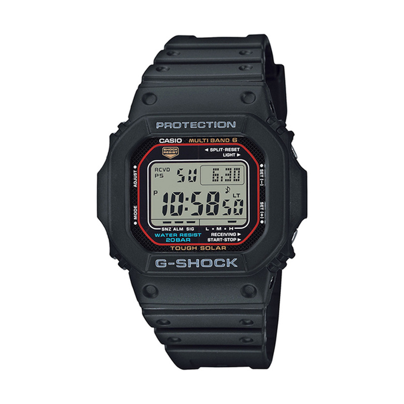 Casio G-Shock , en kvalitetsklocka från Klockmaster med gratis justering av armband och 12 månaders allriskförsäkring.